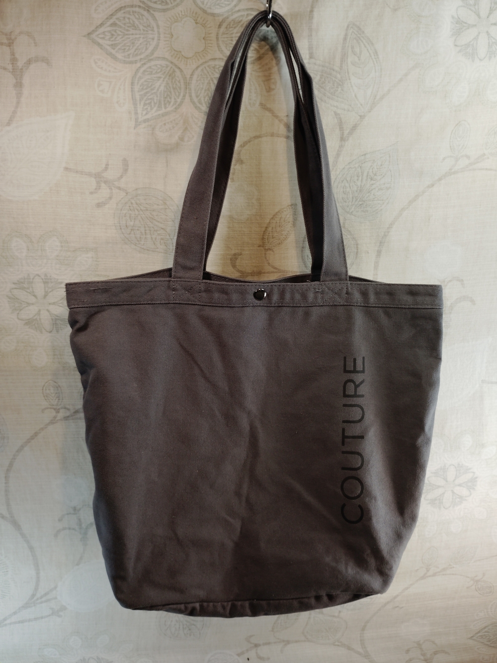 Couture Women's Shoulder Tote Bag in Dark Grey